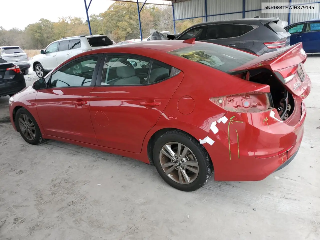 5NPD84LF7JH379195 2018 Hyundai Elantra Sel