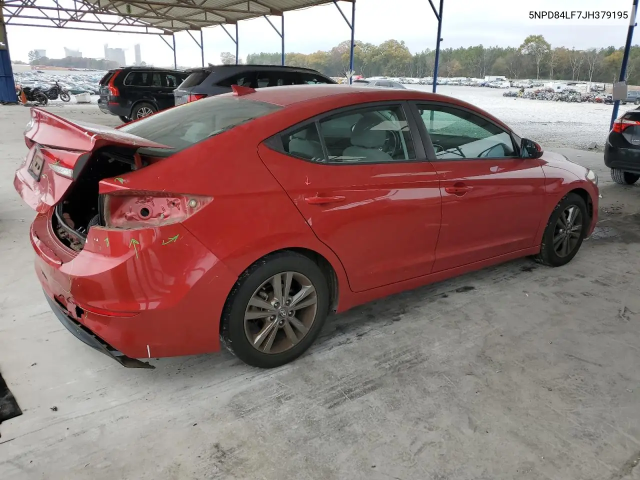 5NPD84LF7JH379195 2018 Hyundai Elantra Sel