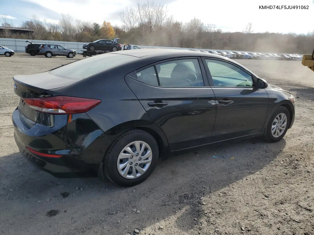 KMHD74LF5JU491062 2018 Hyundai Elantra Se