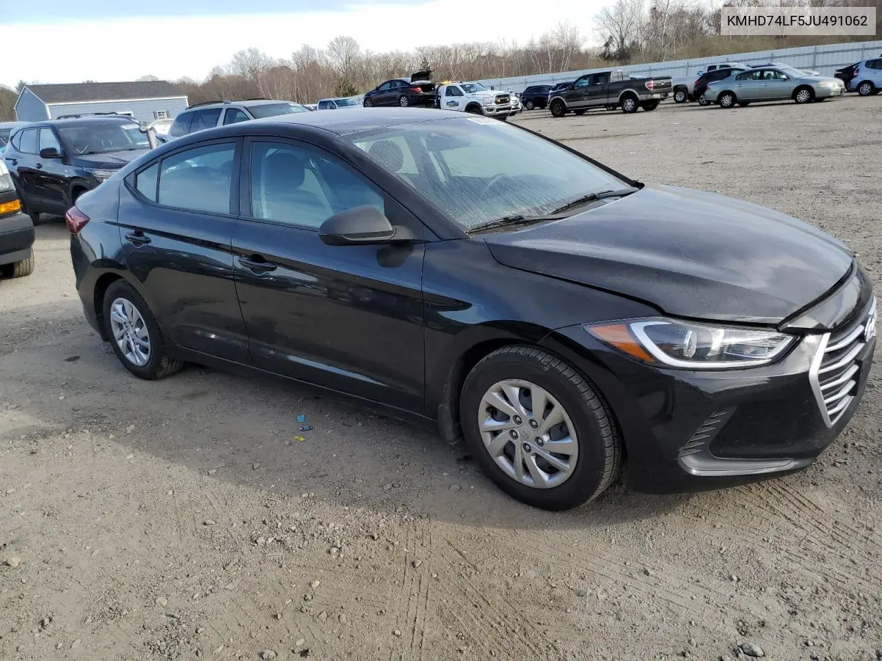KMHD74LF5JU491062 2018 Hyundai Elantra Se