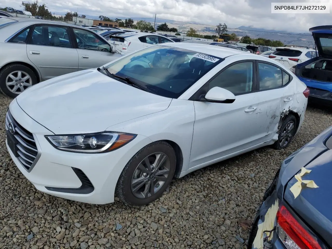 5NPD84LF7JH272129 2018 Hyundai Elantra Sel