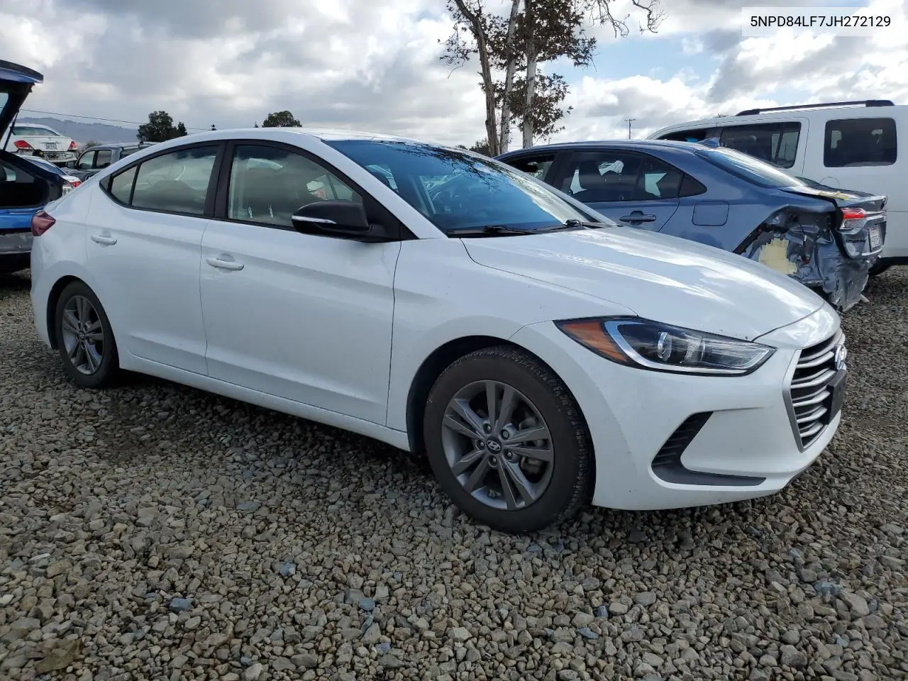 5NPD84LF7JH272129 2018 Hyundai Elantra Sel
