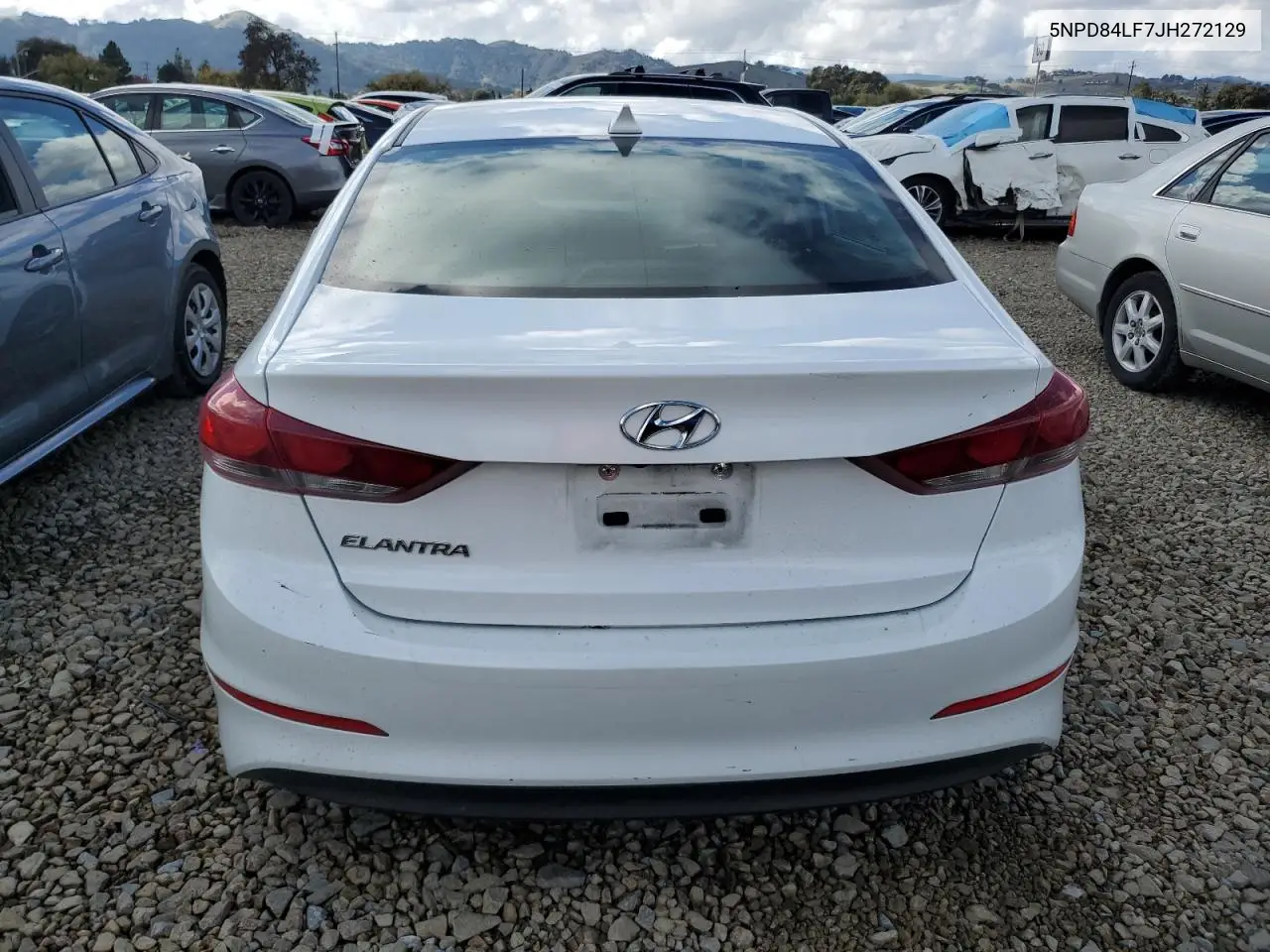 5NPD84LF7JH272129 2018 Hyundai Elantra Sel