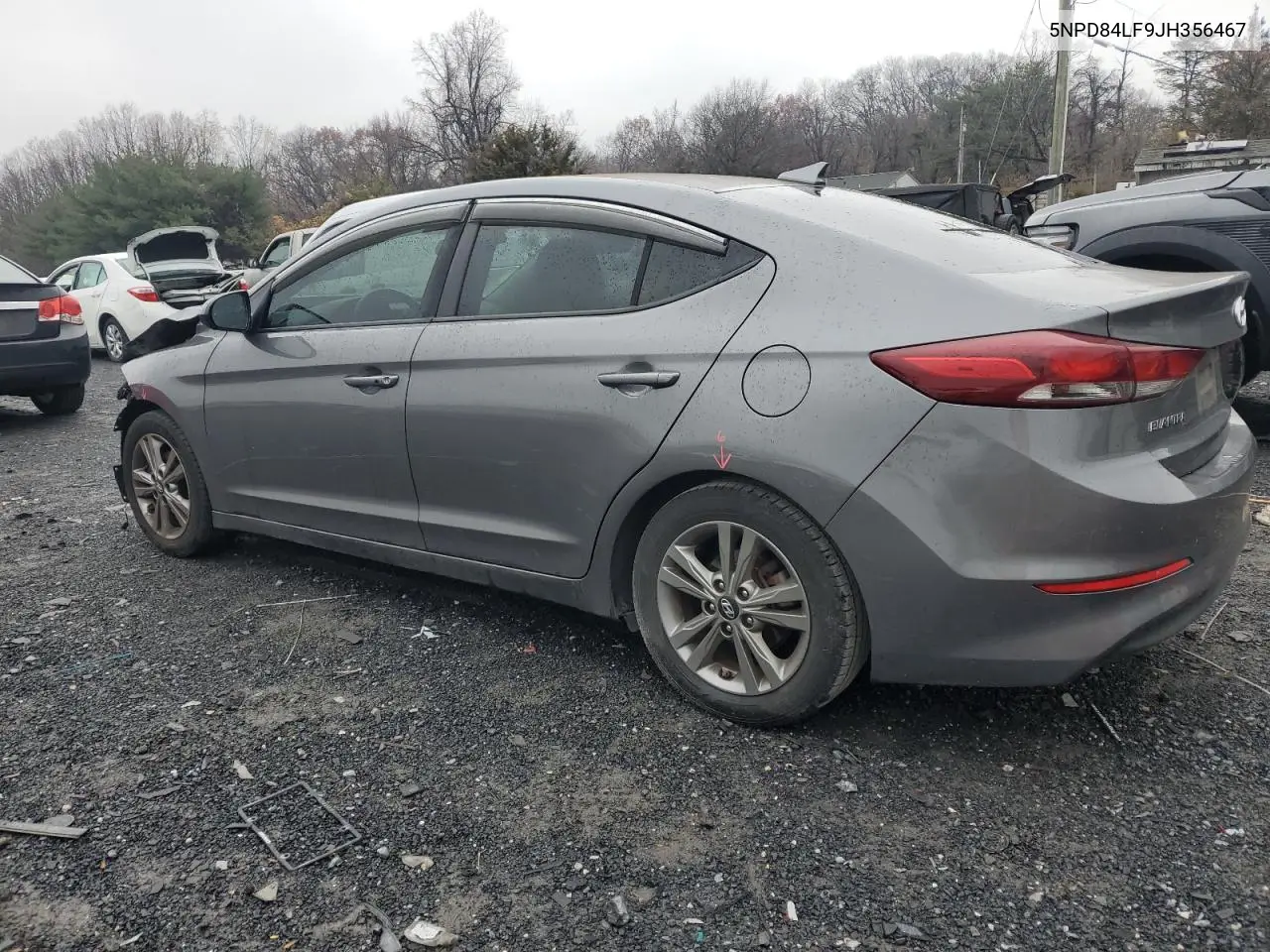 5NPD84LF9JH356467 2018 Hyundai Elantra Sel