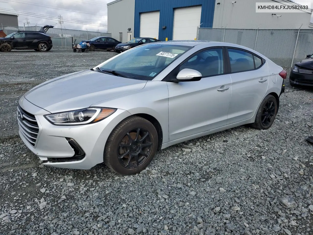 KMHD84LFXJU582633 2018 Hyundai Elantra Sel