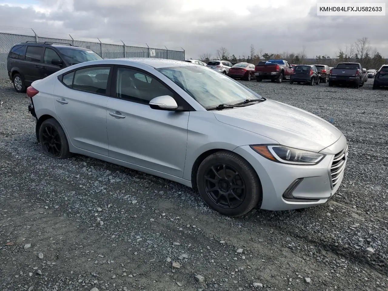KMHD84LFXJU582633 2018 Hyundai Elantra Sel