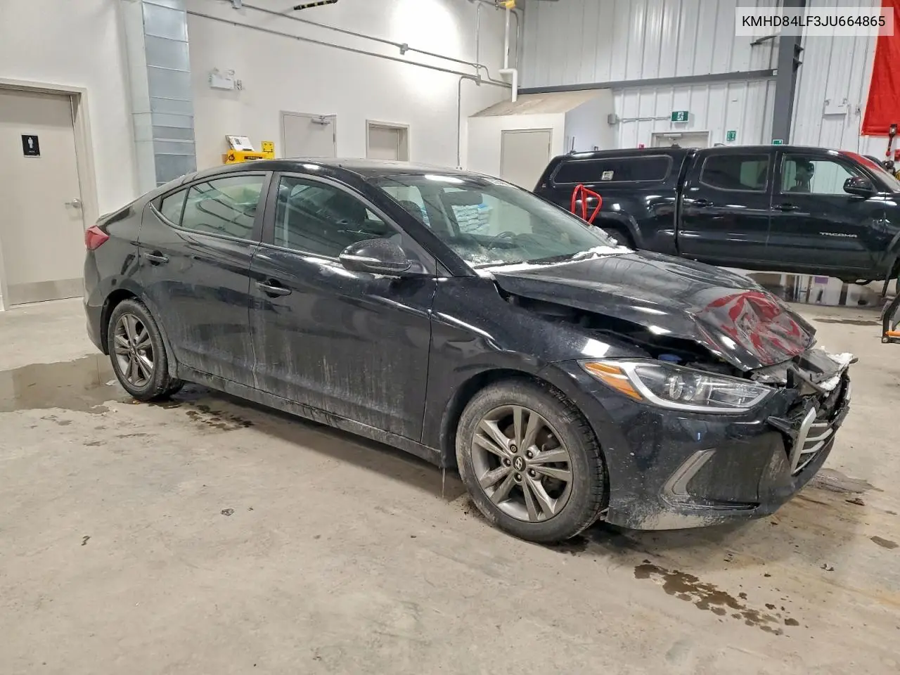 KMHD84LF3JU664865 2018 Hyundai Elantra Sel