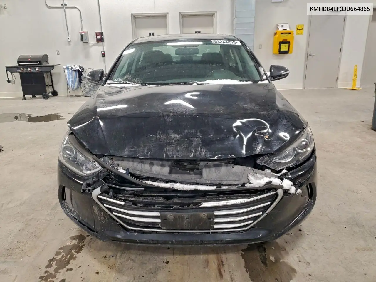KMHD84LF3JU664865 2018 Hyundai Elantra Sel
