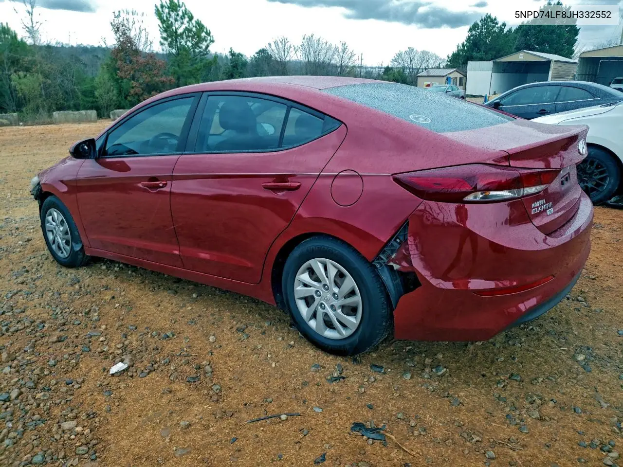 5NPD74LF8JH332552 2018 Hyundai Elantra Se