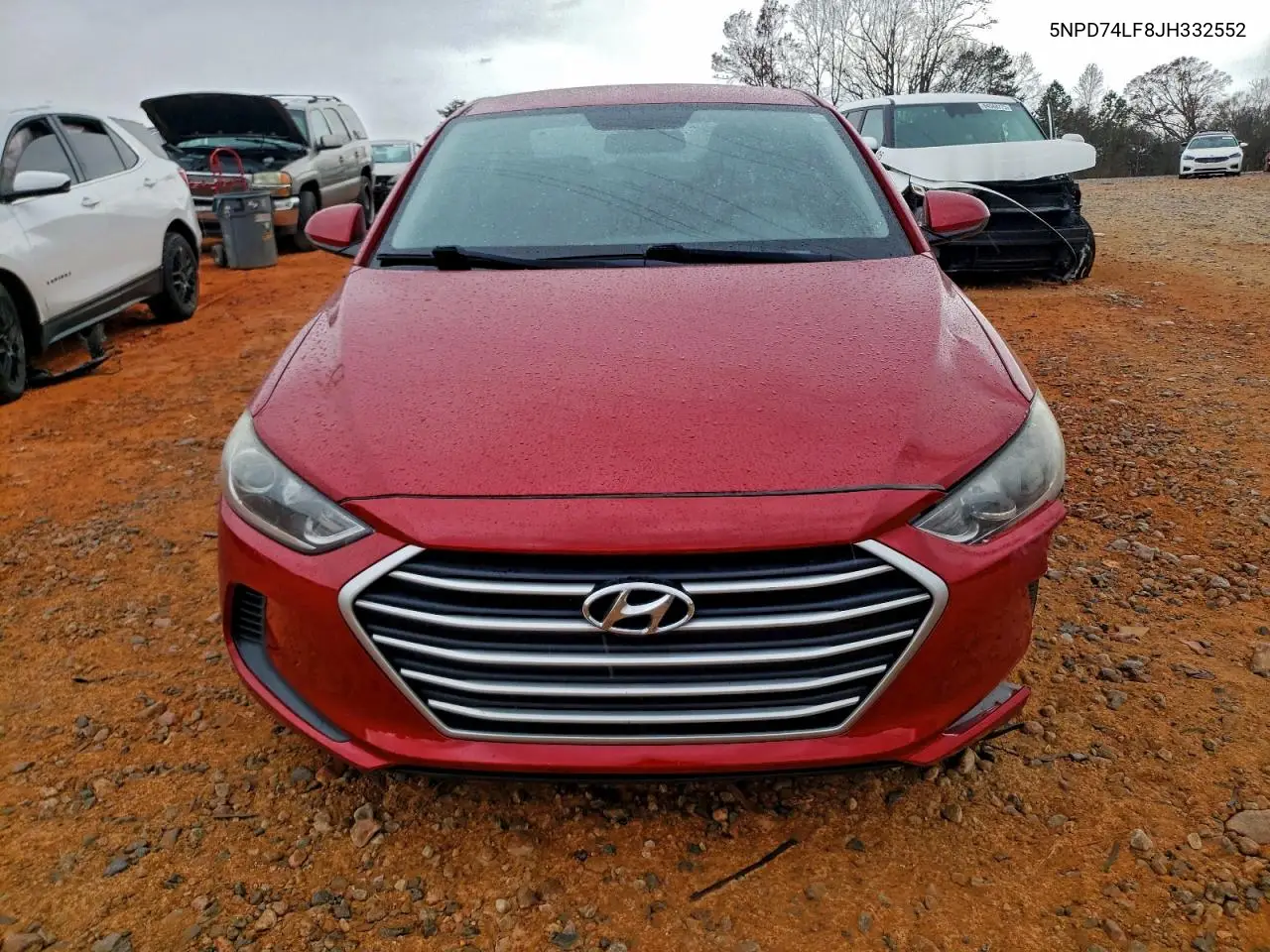 5NPD74LF8JH332552 2018 Hyundai Elantra Se
