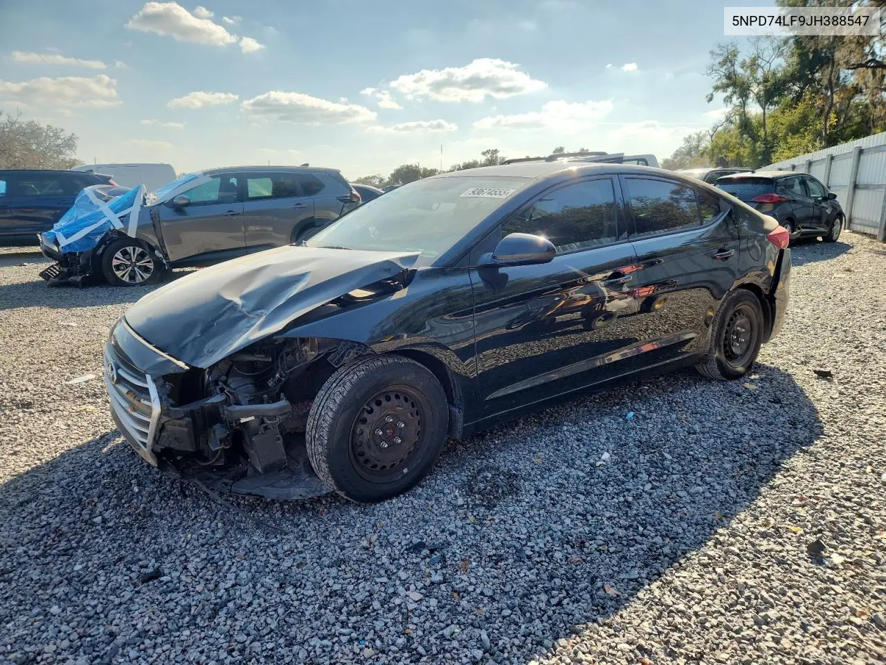 5NPD74LF9JH388547 2018 Hyundai Elantra Se