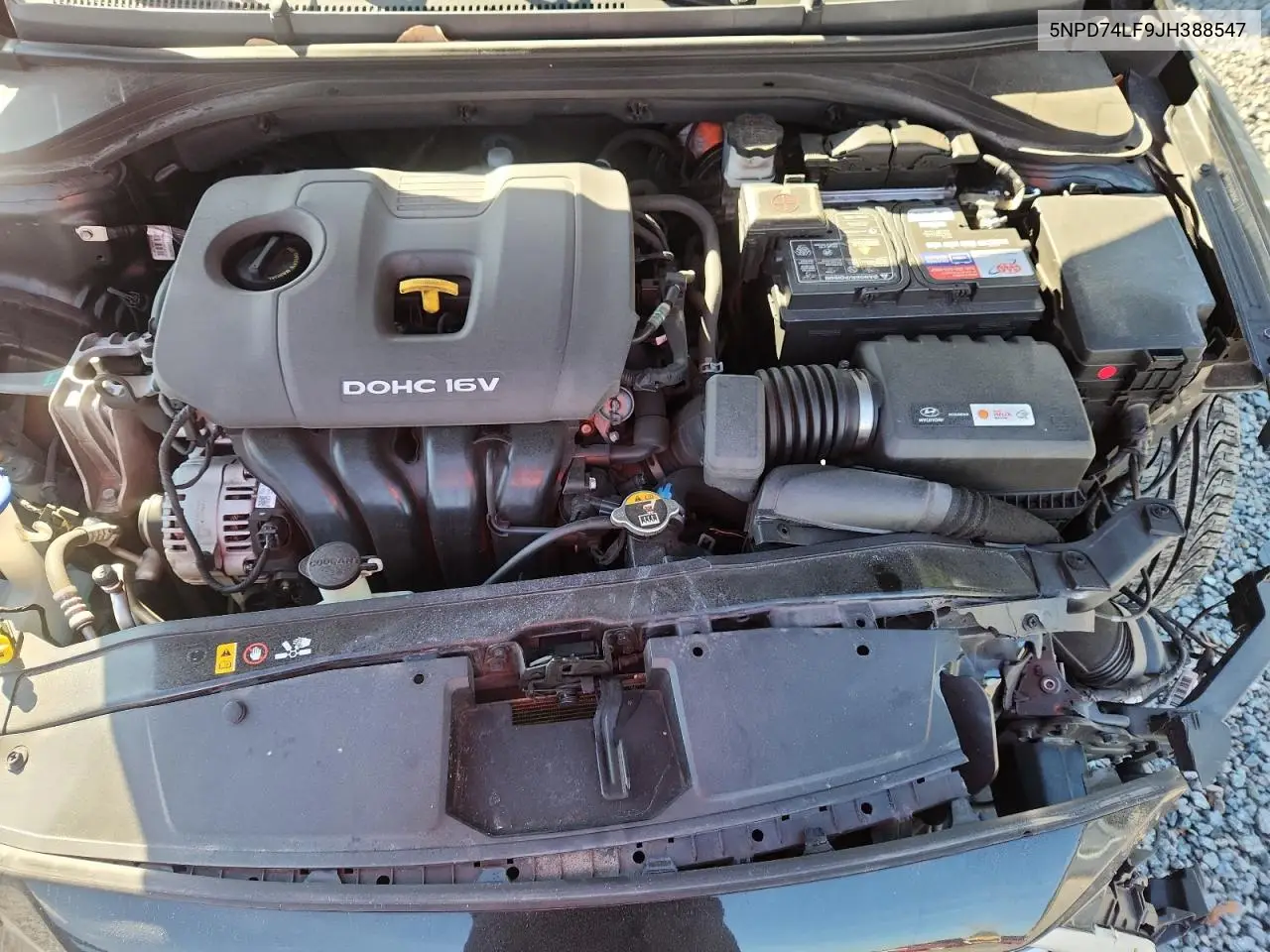 5NPD74LF9JH388547 2018 Hyundai Elantra Se