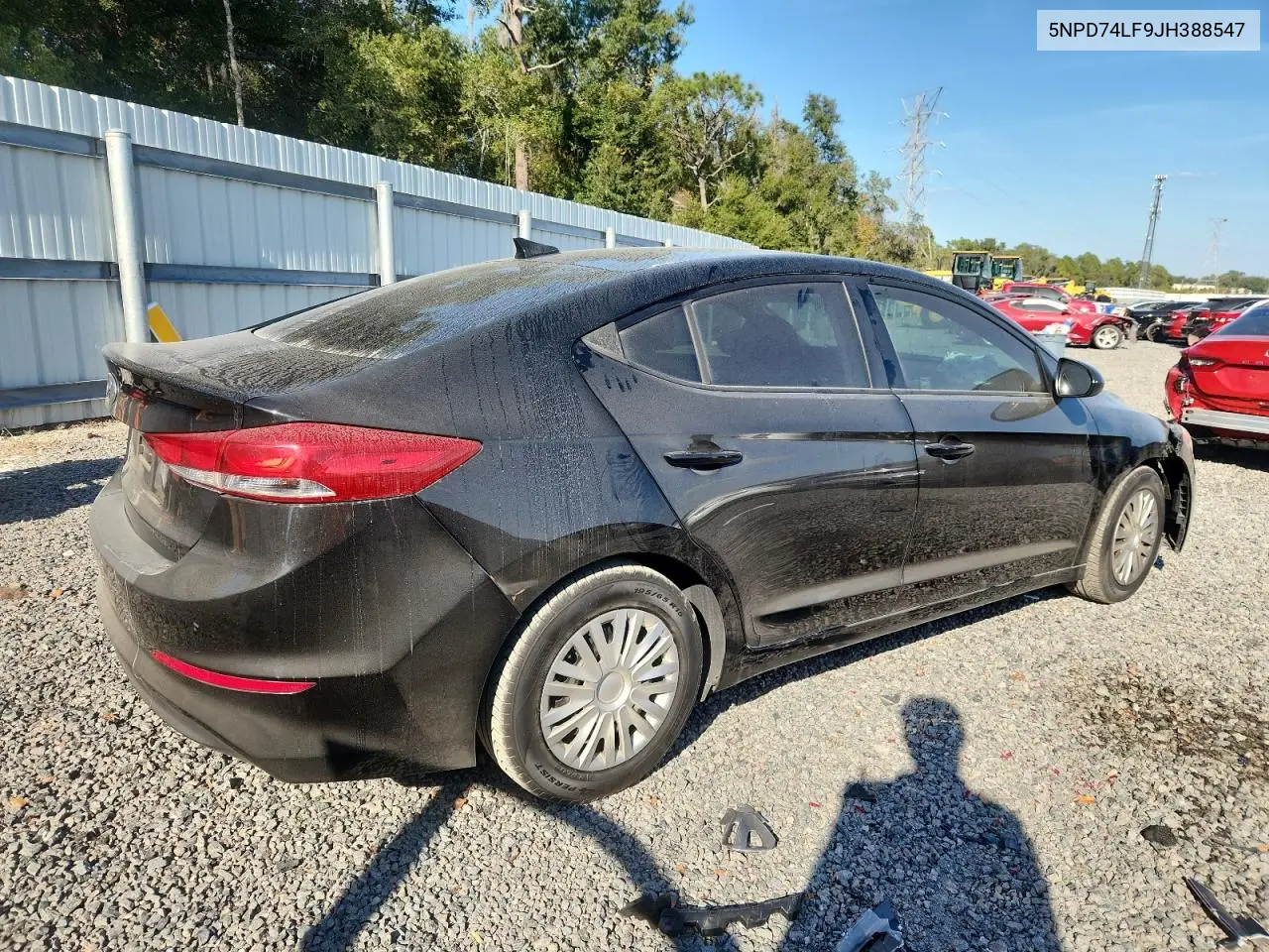 5NPD74LF9JH388547 2018 Hyundai Elantra Se