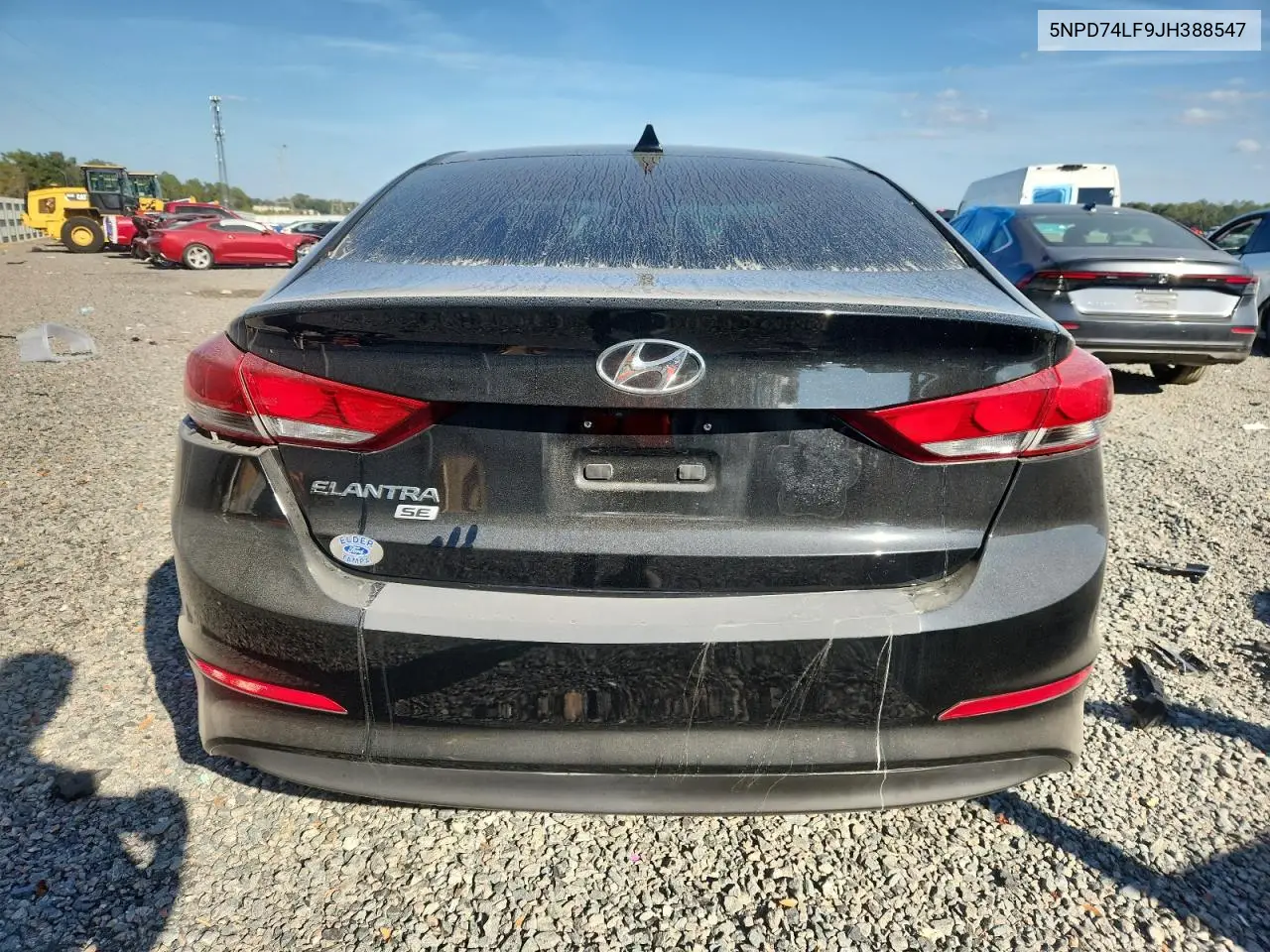 5NPD74LF9JH388547 2018 Hyundai Elantra Se