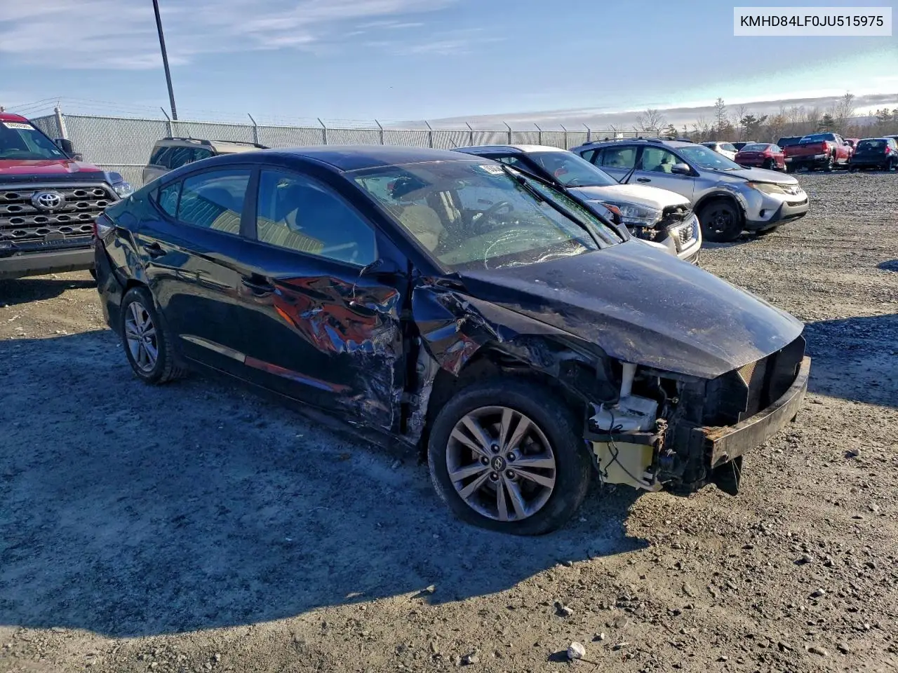 KMHD84LF0JU515975 2018 Hyundai Elantra Sel