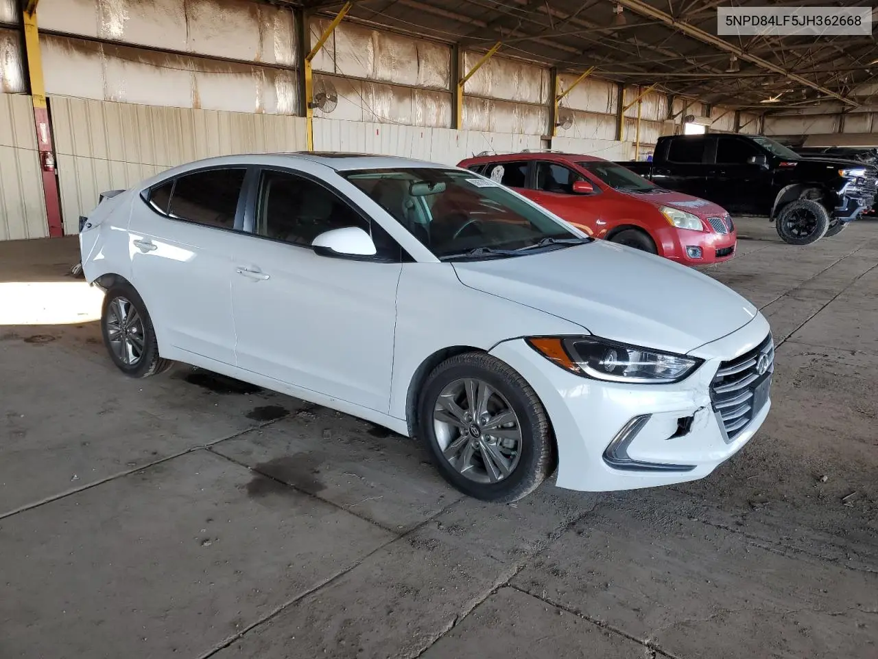 5NPD84LF5JH362668 2018 Hyundai Elantra Sel