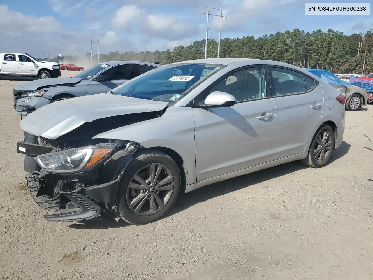 5NPD84LF0JH300238 2018 Hyundai Elantra Sel