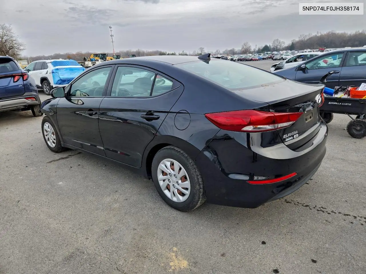 5NPD74LF0JH358174 2018 Hyundai Elantra Se