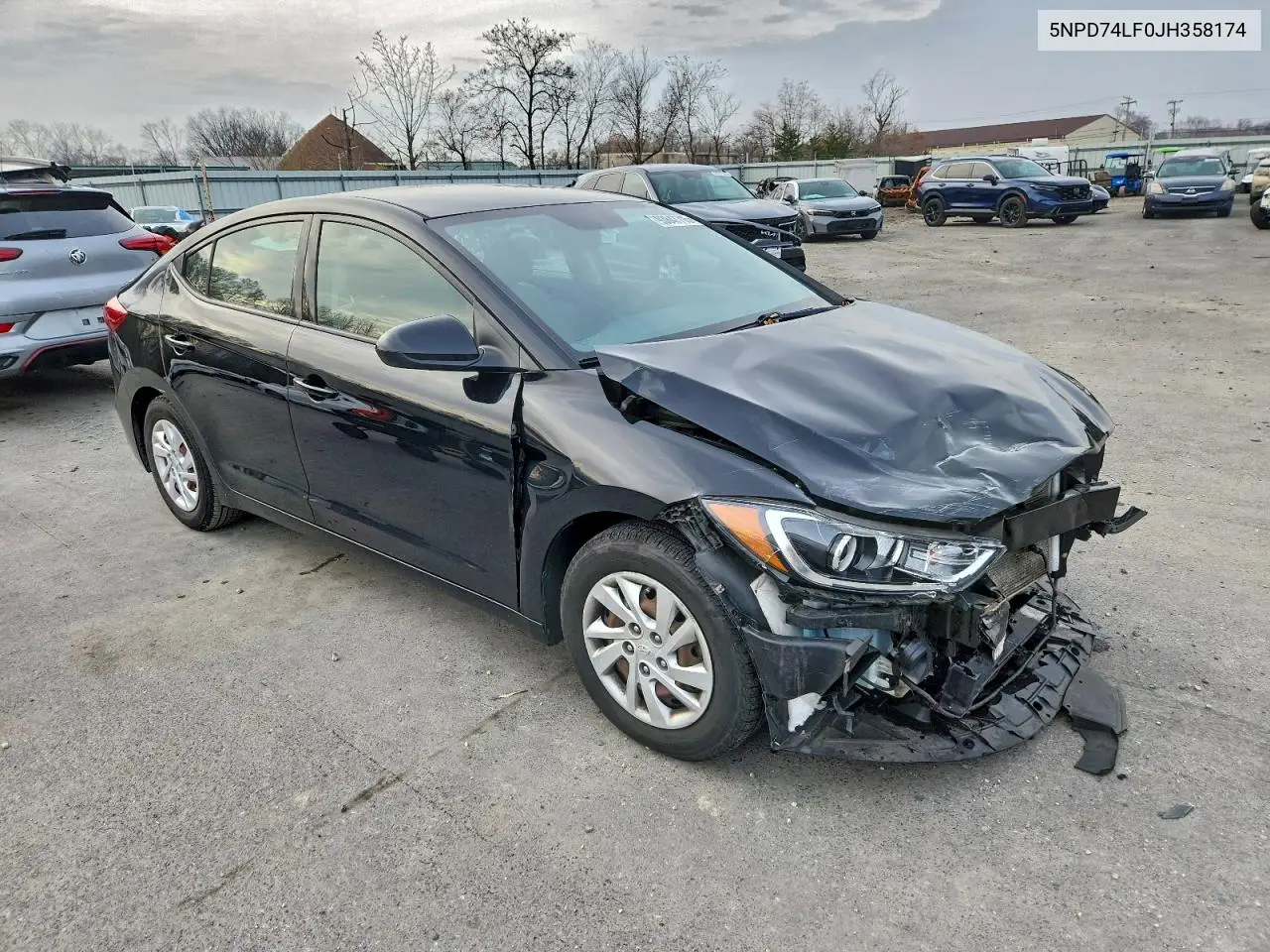 5NPD74LF0JH358174 2018 Hyundai Elantra Se