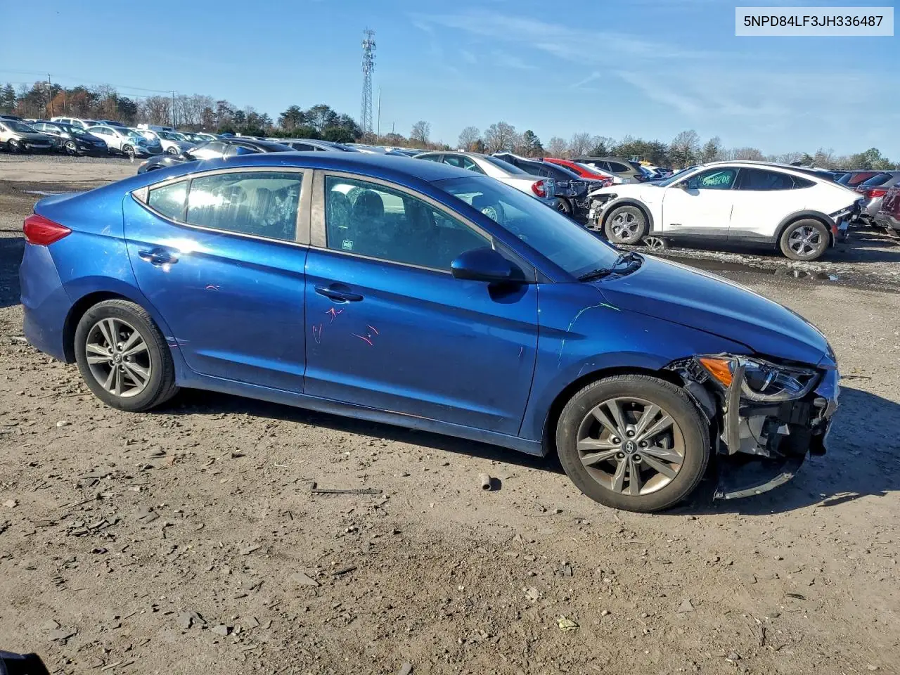 5NPD84LF3JH336487 2018 Hyundai Elantra Sel
