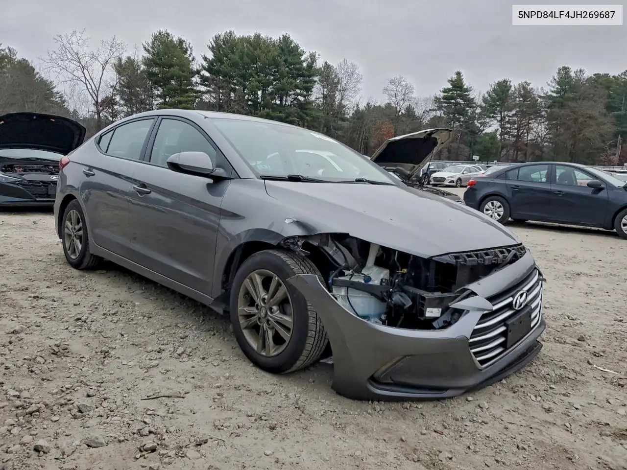 5NPD84LF4JH269687 2018 Hyundai Elantra Sel
