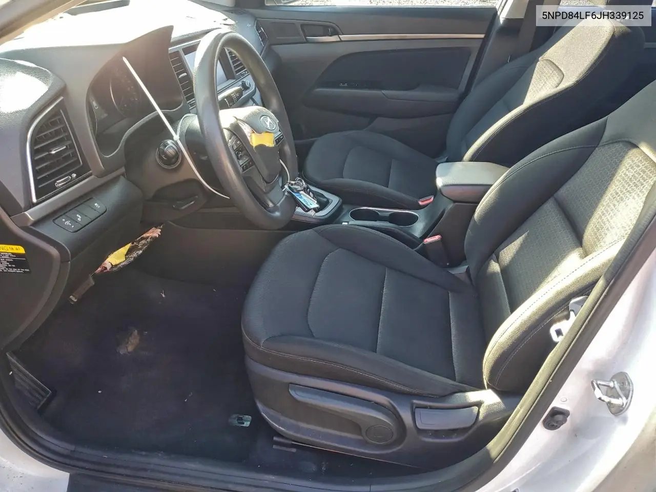 5NPD84LF6JH339125 2018 Hyundai Elantra Sel