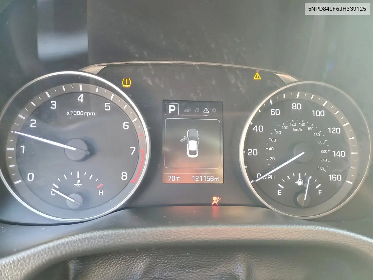 5NPD84LF6JH339125 2018 Hyundai Elantra Sel