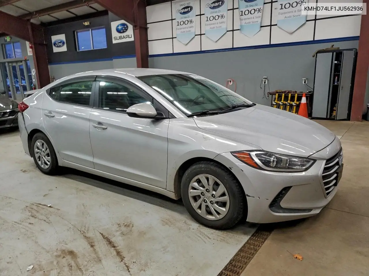 KMHD74LF1JU562936 2018 Hyundai Elantra Se