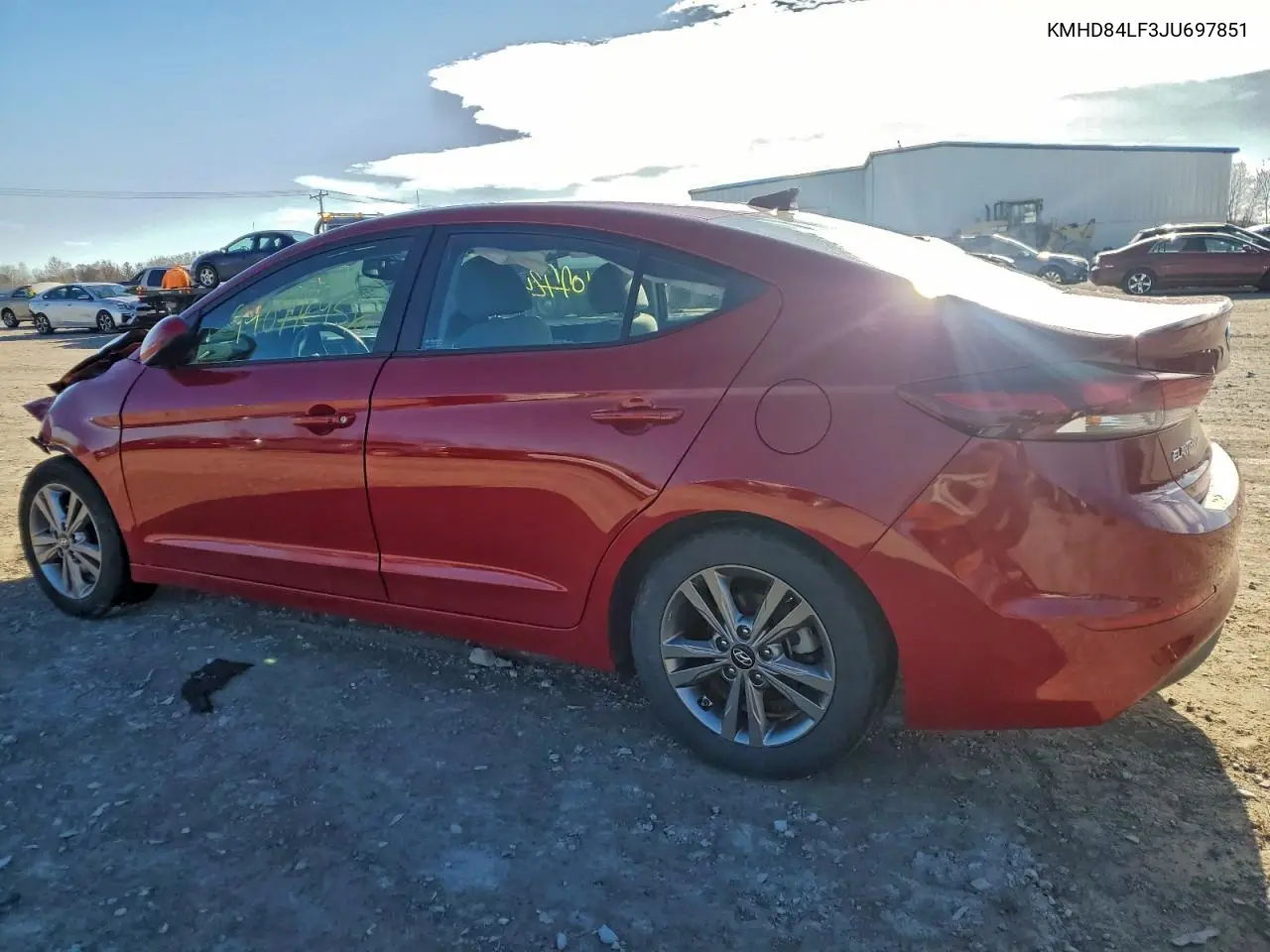 KMHD84LF3JU697851 2018 Hyundai Elantra Sel