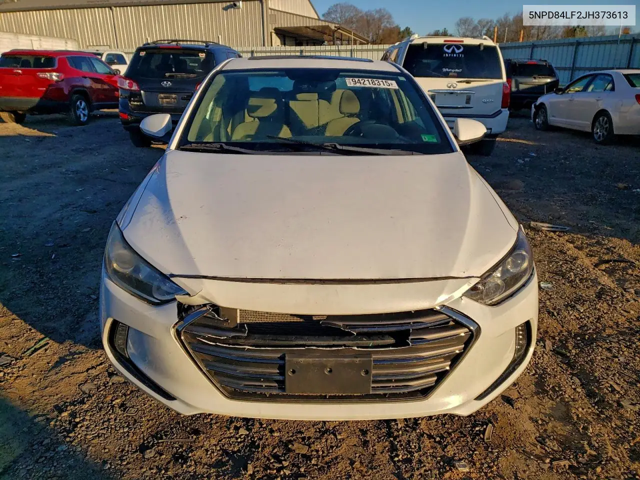 5NPD84LF2JH373613 2018 Hyundai Elantra Sel