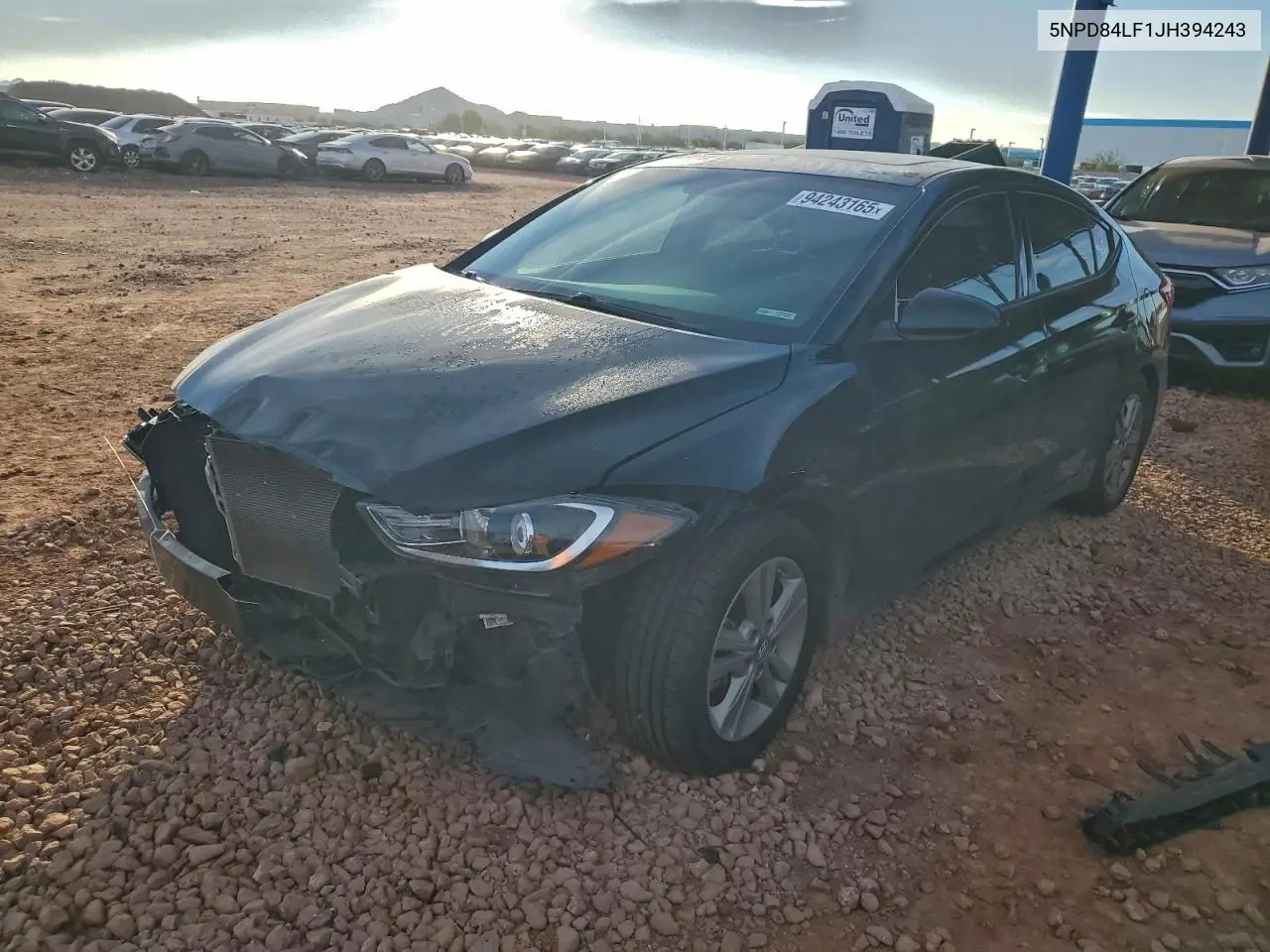 5NPD84LF1JH394243 2018 Hyundai Elantra Sel