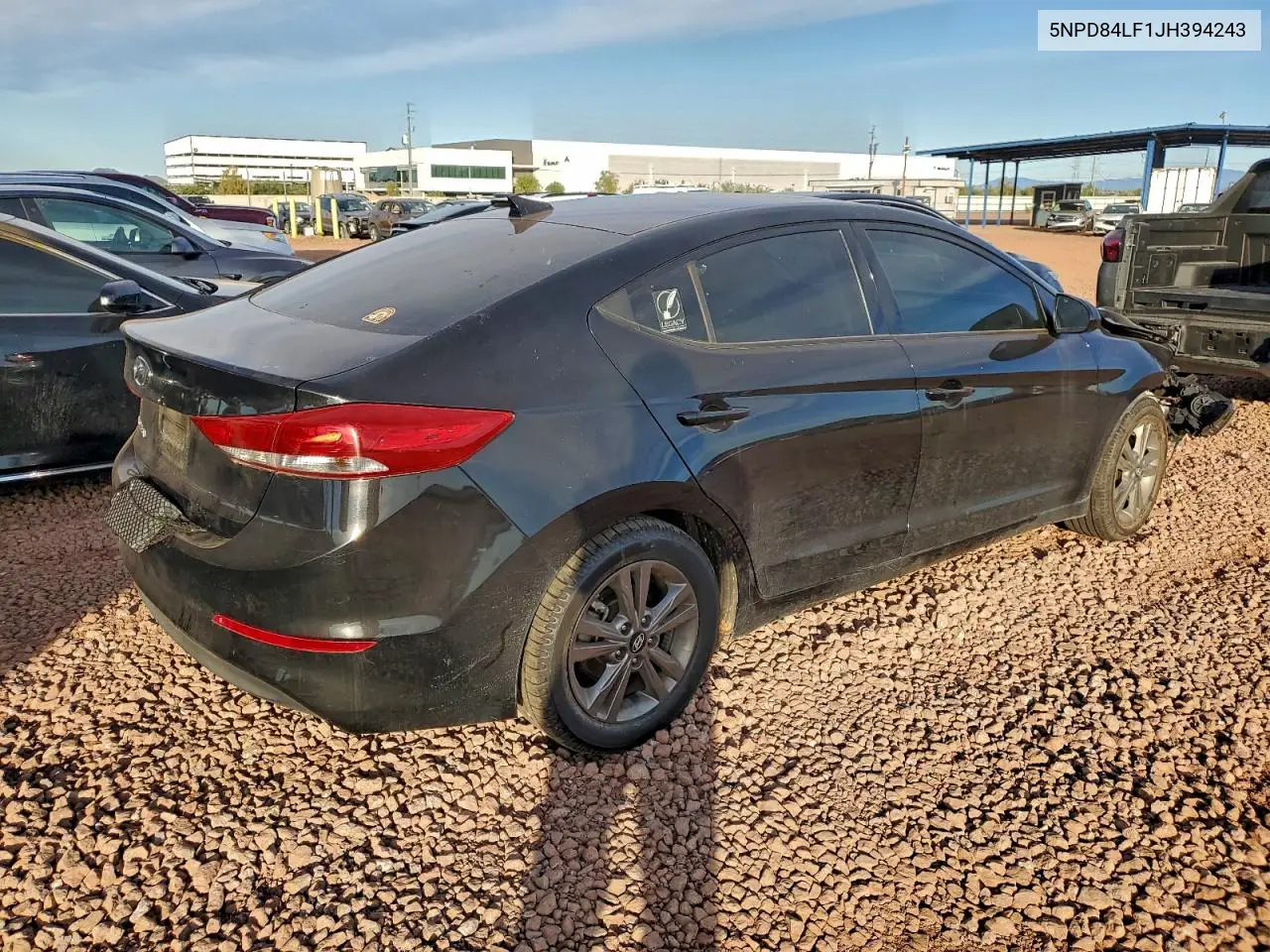 5NPD84LF1JH394243 2018 Hyundai Elantra Sel
