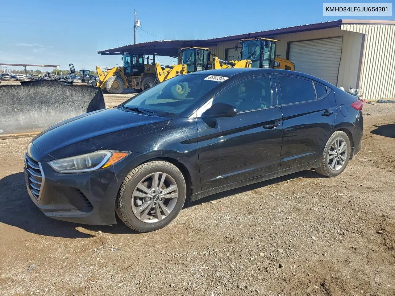 KMHD84LF6JU654301 2018 Hyundai Elantra Sel