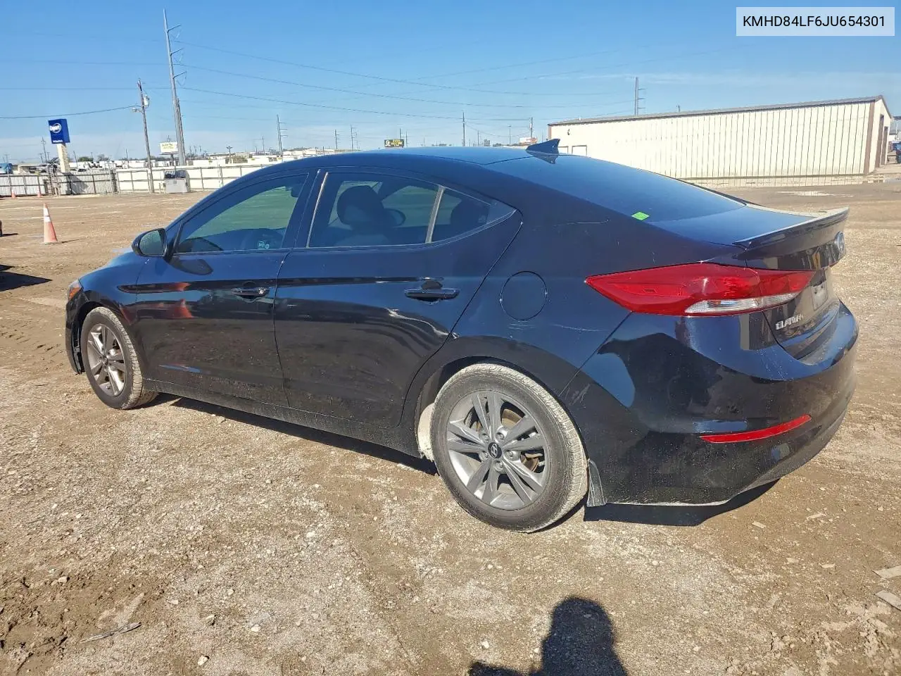 KMHD84LF6JU654301 2018 Hyundai Elantra Sel