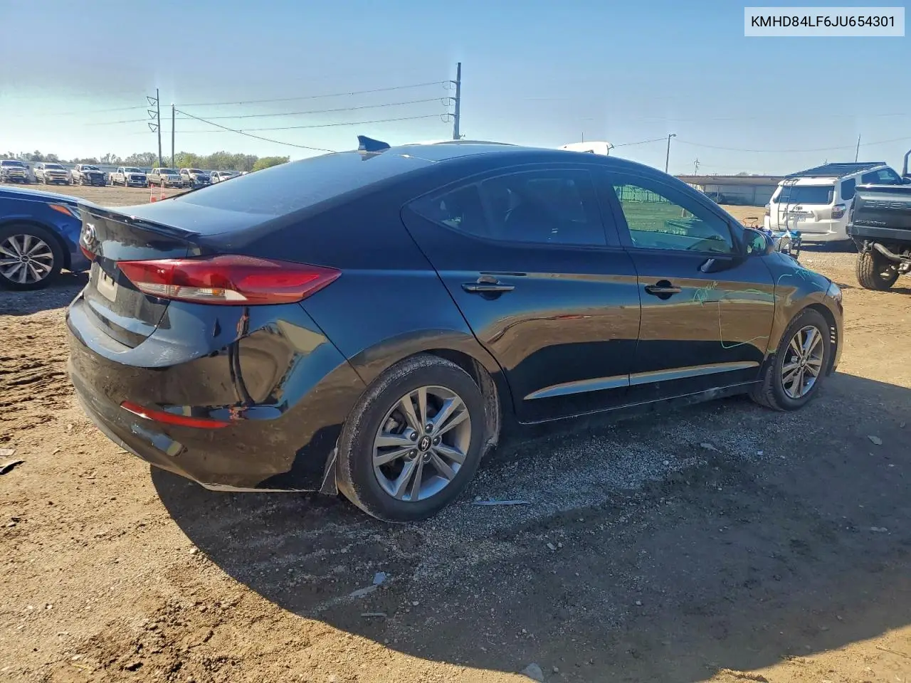 KMHD84LF6JU654301 2018 Hyundai Elantra Sel