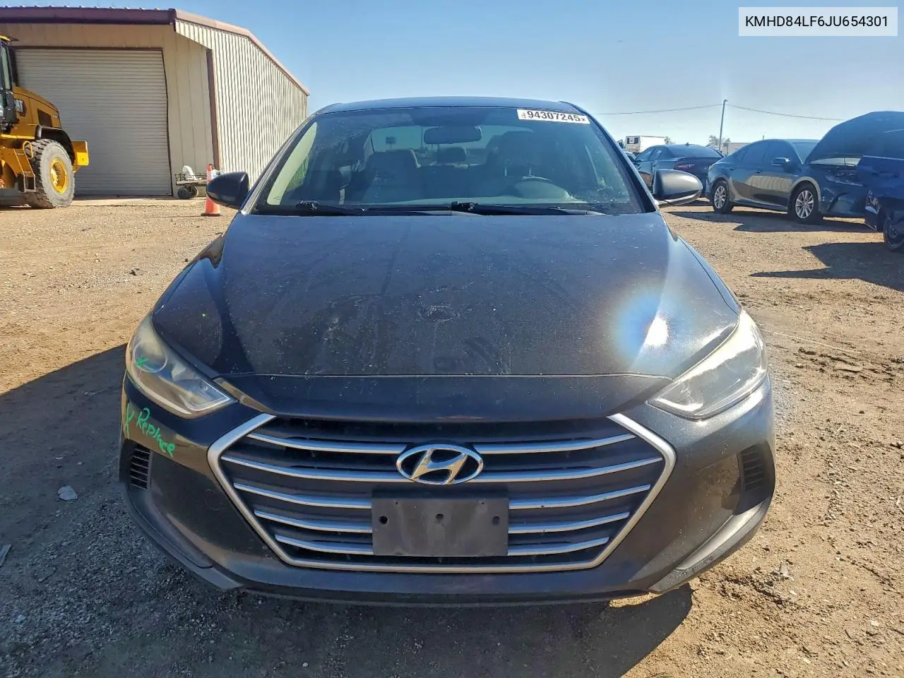 KMHD84LF6JU654301 2018 Hyundai Elantra Sel
