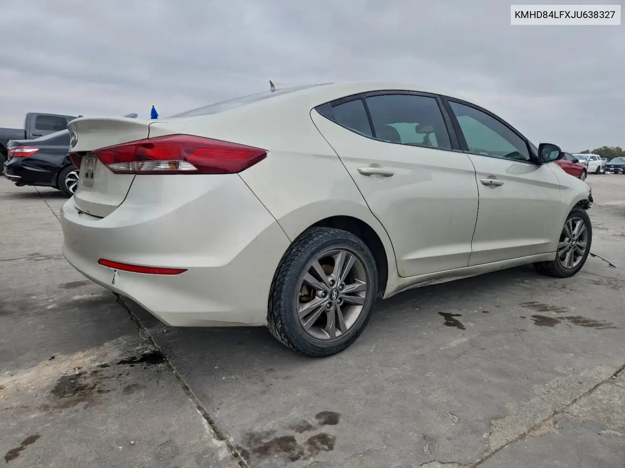 KMHD84LFXJU638327 2018 Hyundai Elantra Sel