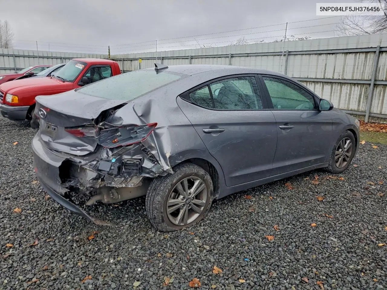 5NPD84LF5JH376456 2018 Hyundai Elantra Sel