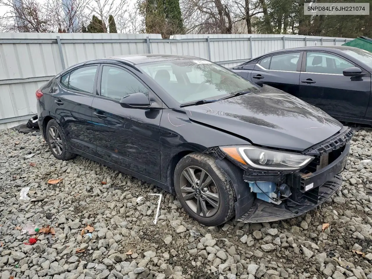 5NPD84LF6JH221074 2018 Hyundai Elantra Sel