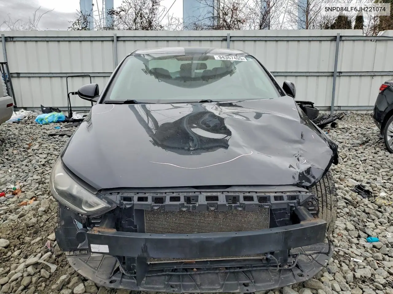 5NPD84LF6JH221074 2018 Hyundai Elantra Sel