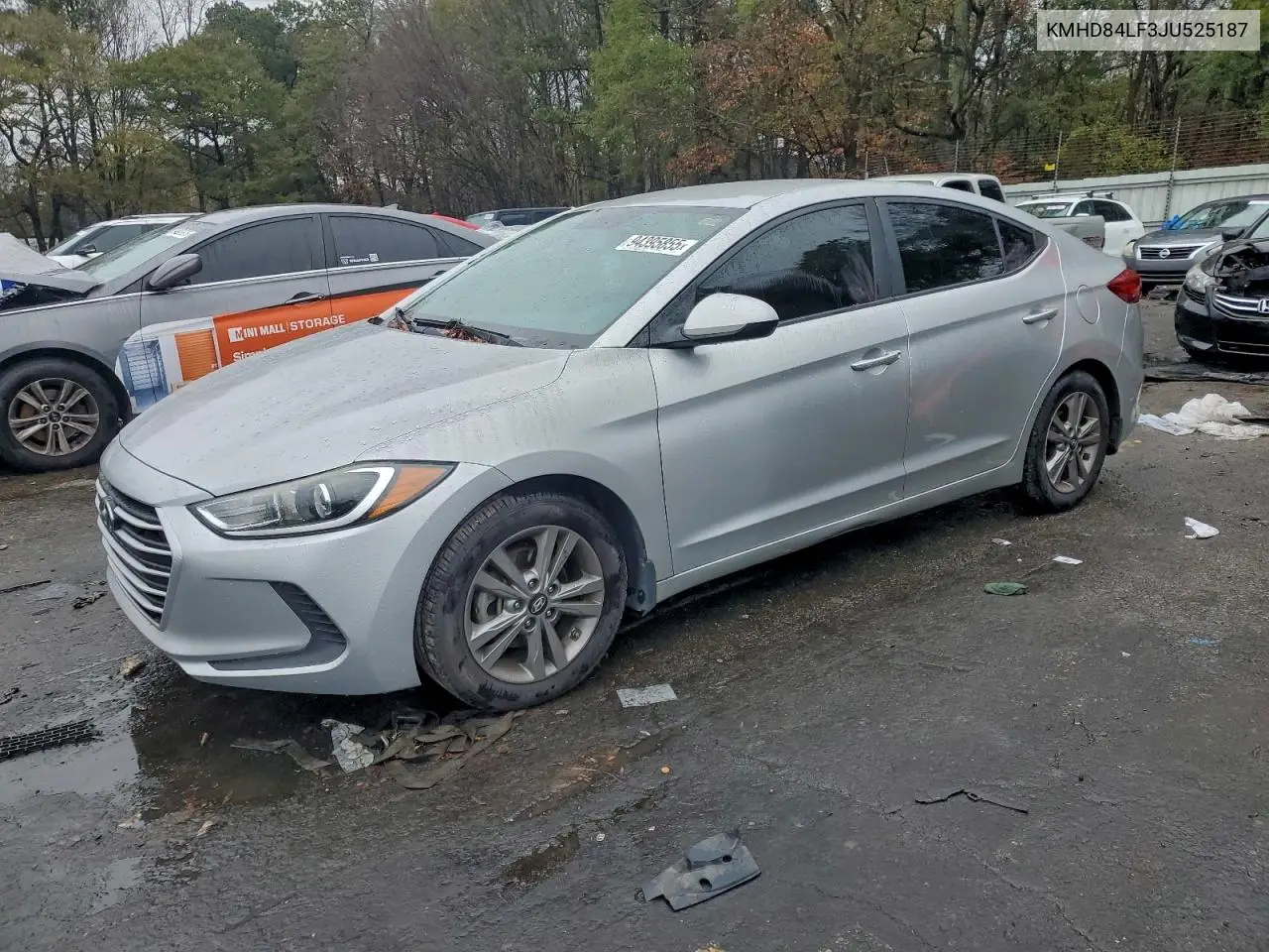 KMHD84LF3JU525187 2018 Hyundai Elantra Sel