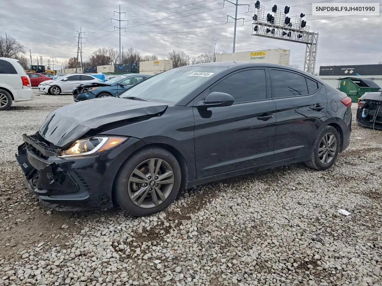 5NPD84LF9JH401990 2018 Hyundai Elantra Sel