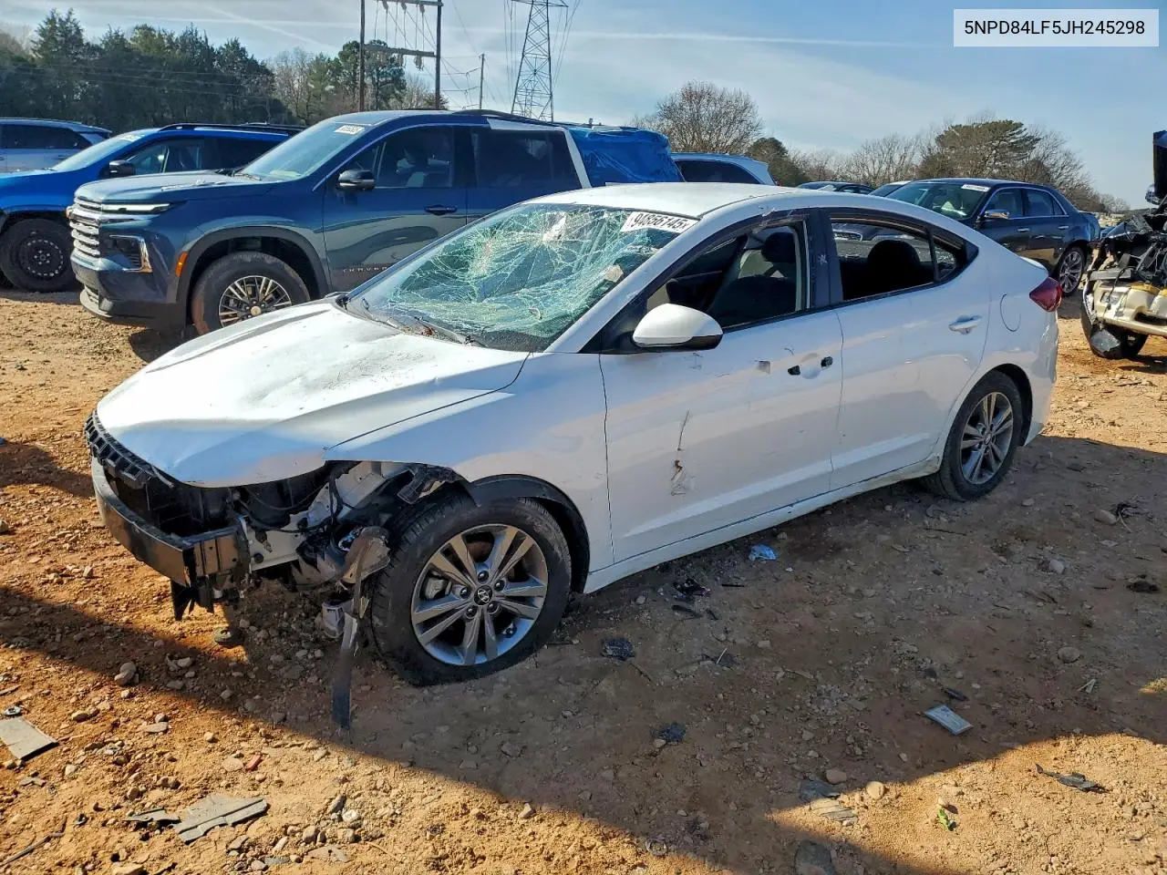 5NPD84LF5JH245298 2018 Hyundai Elantra Sel