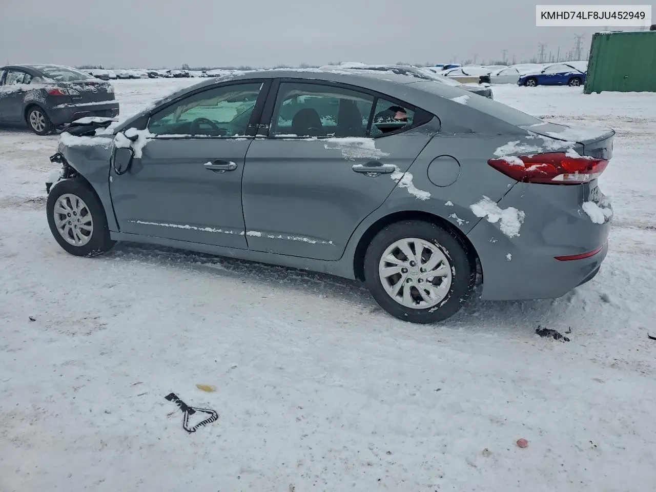 KMHD74LF8JU452949 2018 Hyundai Elantra Se