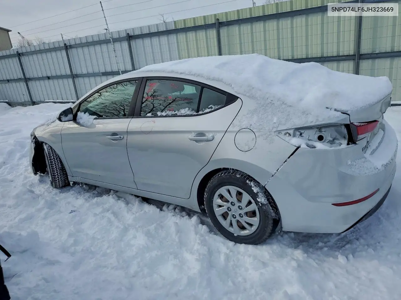 5NPD74LF6JH323669 2018 Hyundai Elantra Se