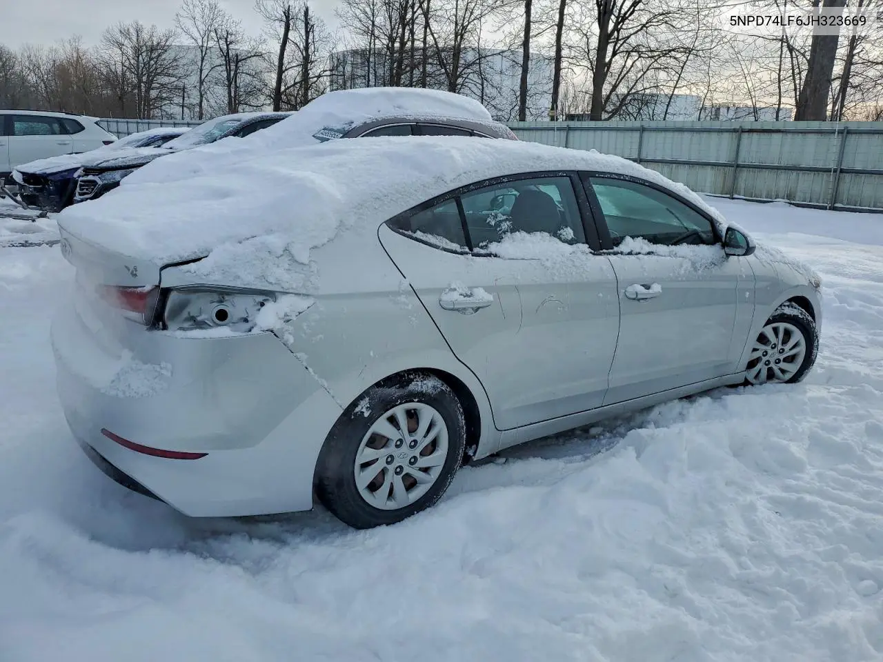 5NPD74LF6JH323669 2018 Hyundai Elantra Se