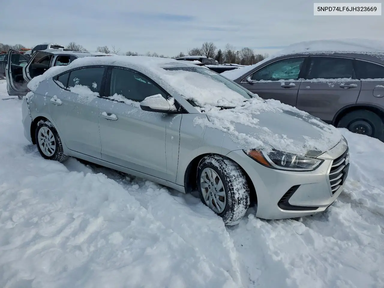 5NPD74LF6JH323669 2018 Hyundai Elantra Se