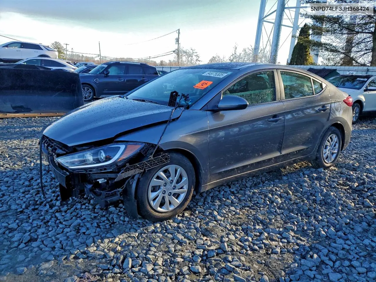 5NPD74LF3JH368424 2018 Hyundai Elantra Se