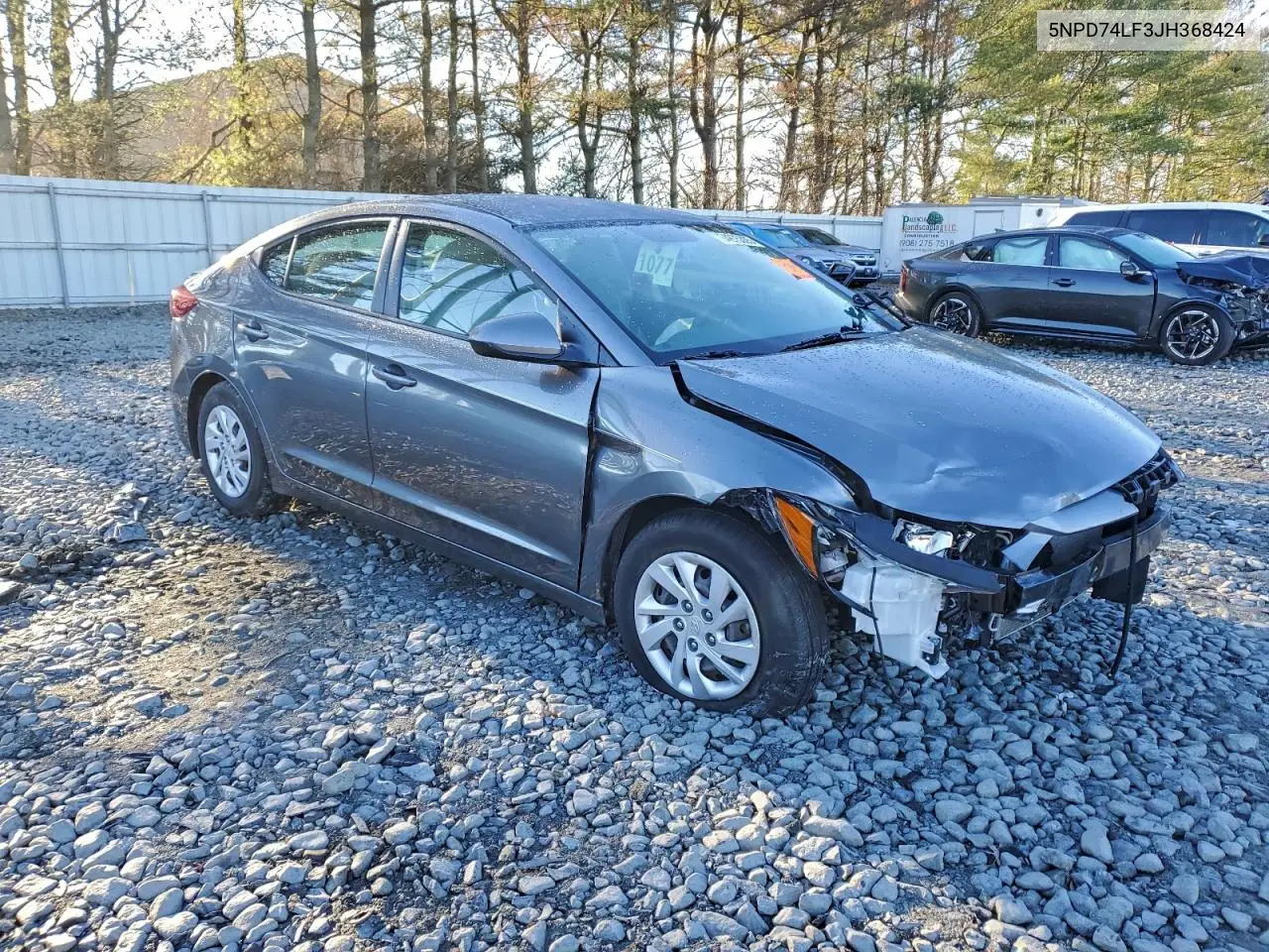 5NPD74LF3JH368424 2018 Hyundai Elantra Se