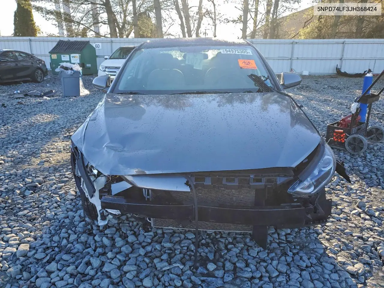 5NPD74LF3JH368424 2018 Hyundai Elantra Se